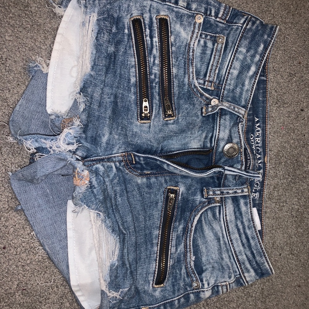 American eagle jean shorts